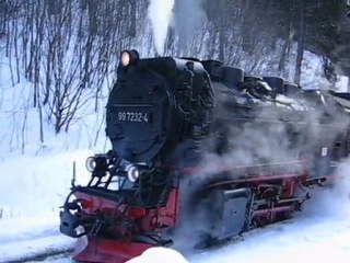 Brockenbahn im Harz Dampflock