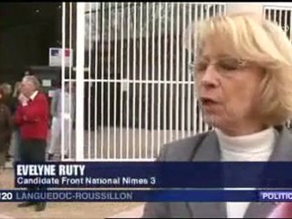 Reportage France 3 sur Évelyne Ruty (canton de Nîmes-3)