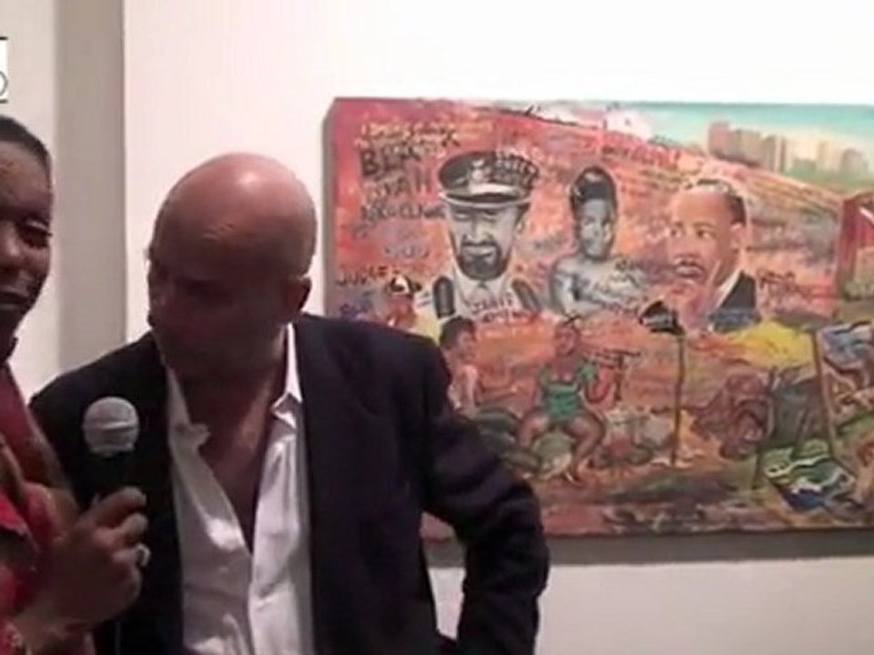 Inauguration "Monumental Africa" exhibition - Rome, Italy, 3 December 2009 - interview to Enrico Mascelloni [2of2]
