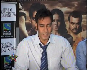 Ajay Devgan At Crime Petrol  For Promotion Of Aakrosh