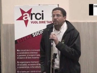1 marzo - conferenza Arci a Rosarno - presidente associazione Omnia