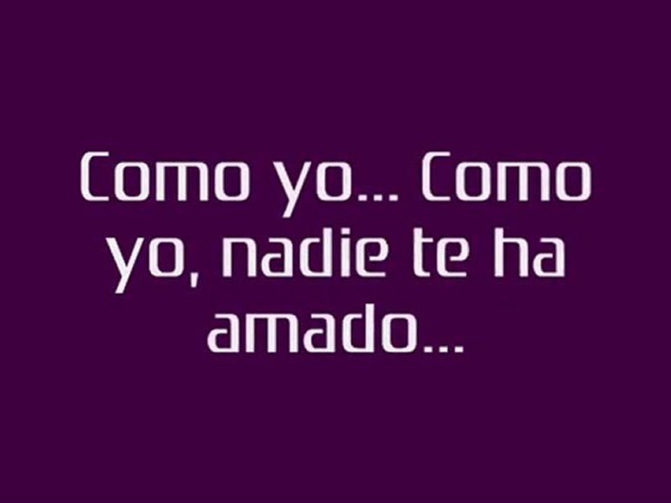 Como yo nadie te ha amado Letra de la Cancion - Bon Jovi