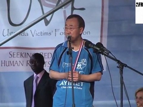 Ban Ki-Moon speech in Kampala stadium