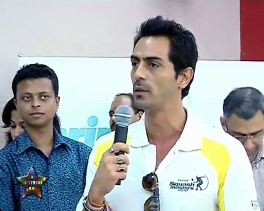 Arjun Rampal At Squash Masters 2010 Opening