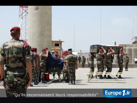 Que les officiers reconnaissent leur responsabilité