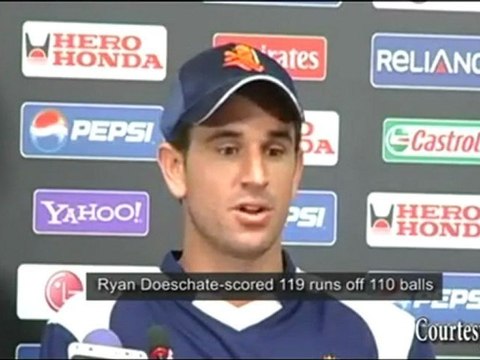 England vs Netherlands, Man of the Match Ryan Doeschate - ICC Cricket World Cup 2011