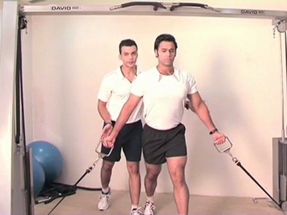 Low Pulley Cross Over For Chest
