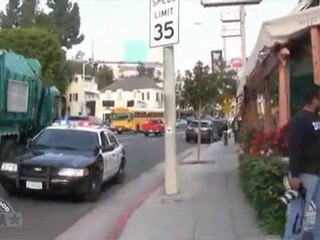 Halle Berry's Boyfriend Hits Paparazzi