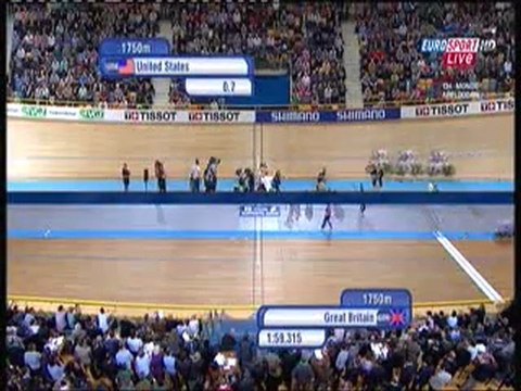 Mondiaux sur piste 2011 Poursuite par équipe dames Finale