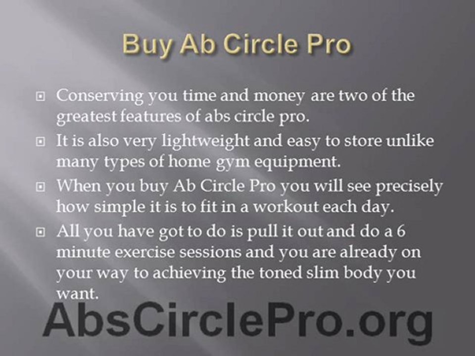 Abs Circle Pro For Weight Loss