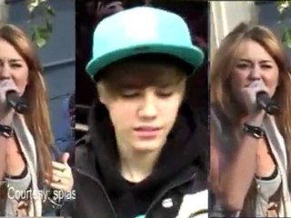 Miley Pissed @ Beiber For Prank Calls
