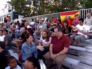 Tennis Stars Play in Soccer Benefit Match for Japan