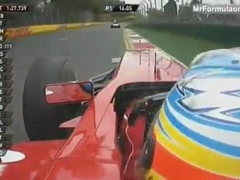 Formula1 2011 Australia FP1 Alonso Onboard [HD]