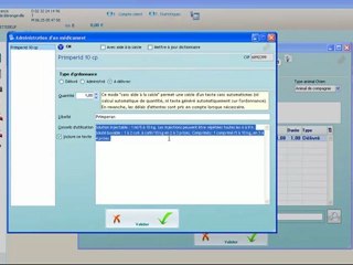 Medical : Rédaction d'une ordonnance pour prescription simple