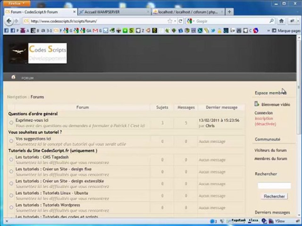 Forum csforum v1.0 un cms php mysql