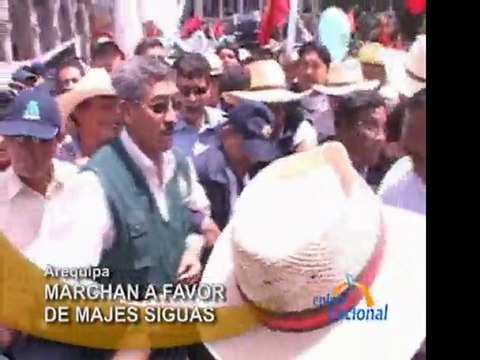 Arequipenos se movilizan a favor del proyecto Majes Siguas