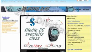 ScubaPro Aladin 2G Online Specialty Class