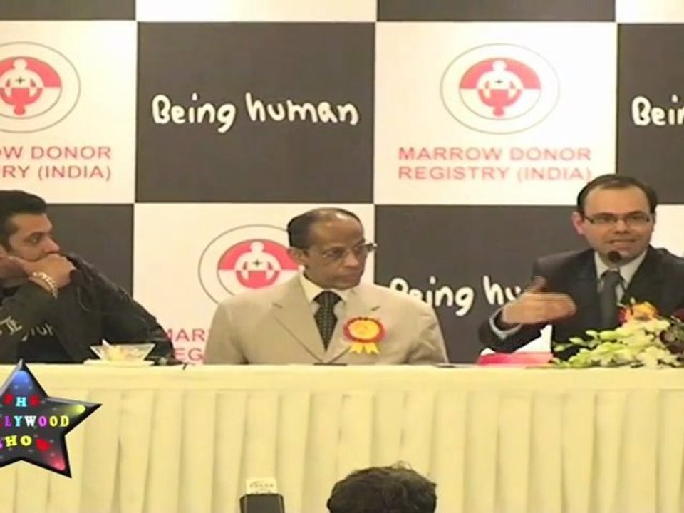 Salman Creates Awareness About Bone Marrow