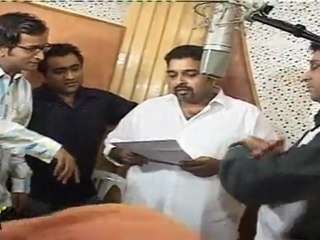 Shankar Mahadewan,RajThakre & Kunal Ganjawala Rehersing Song
