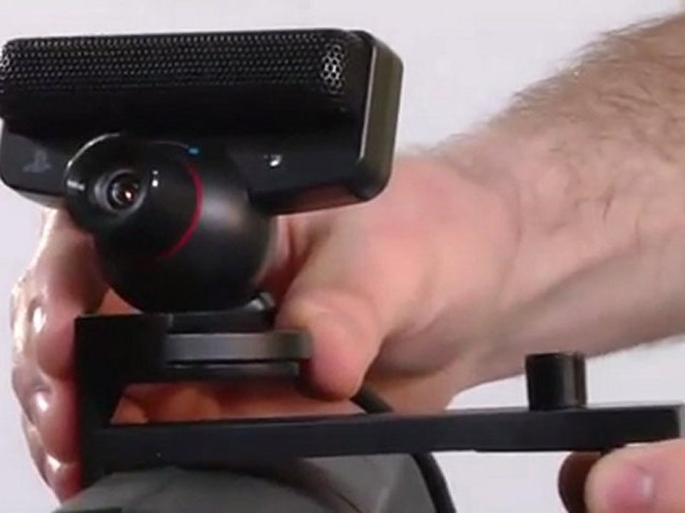 Adjustable Camera Mounting Clip for the PlayStation Move Eye Camera (640 x 360)