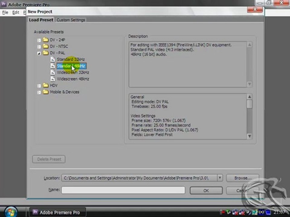 Adobe premier cs3 intro