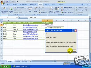 Data Validation 22