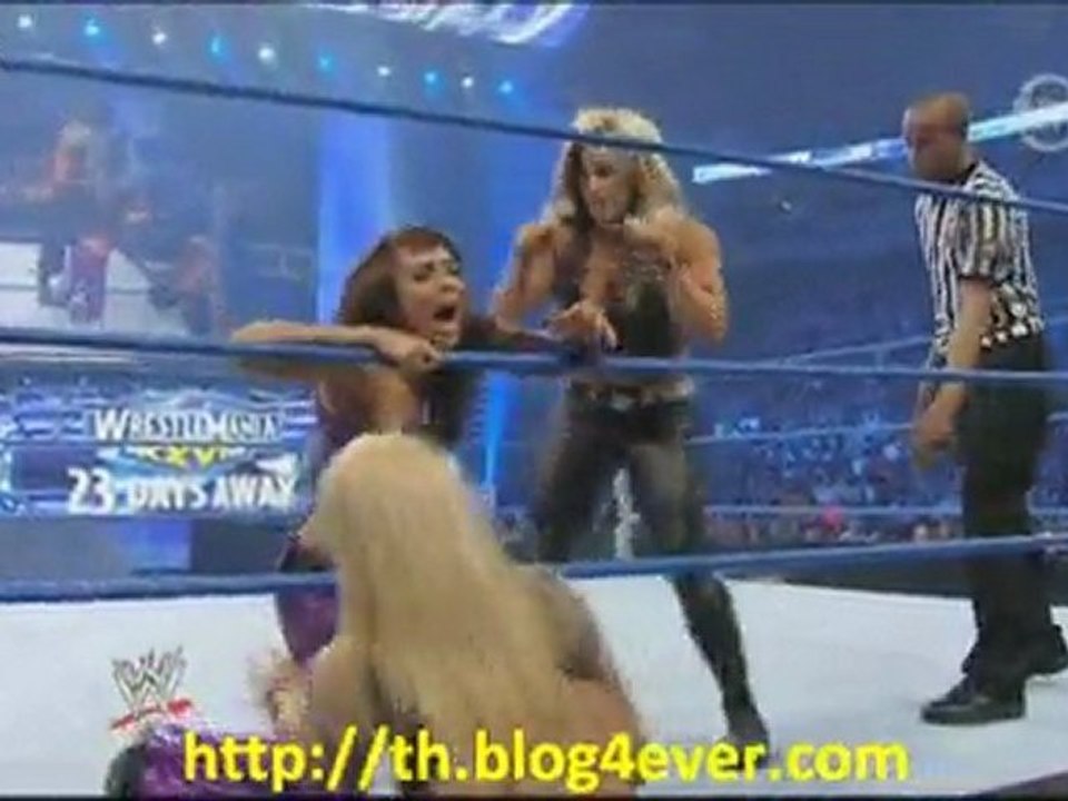 Catch attack Smackdown 25/03/11-Layla VS Kaitlyn