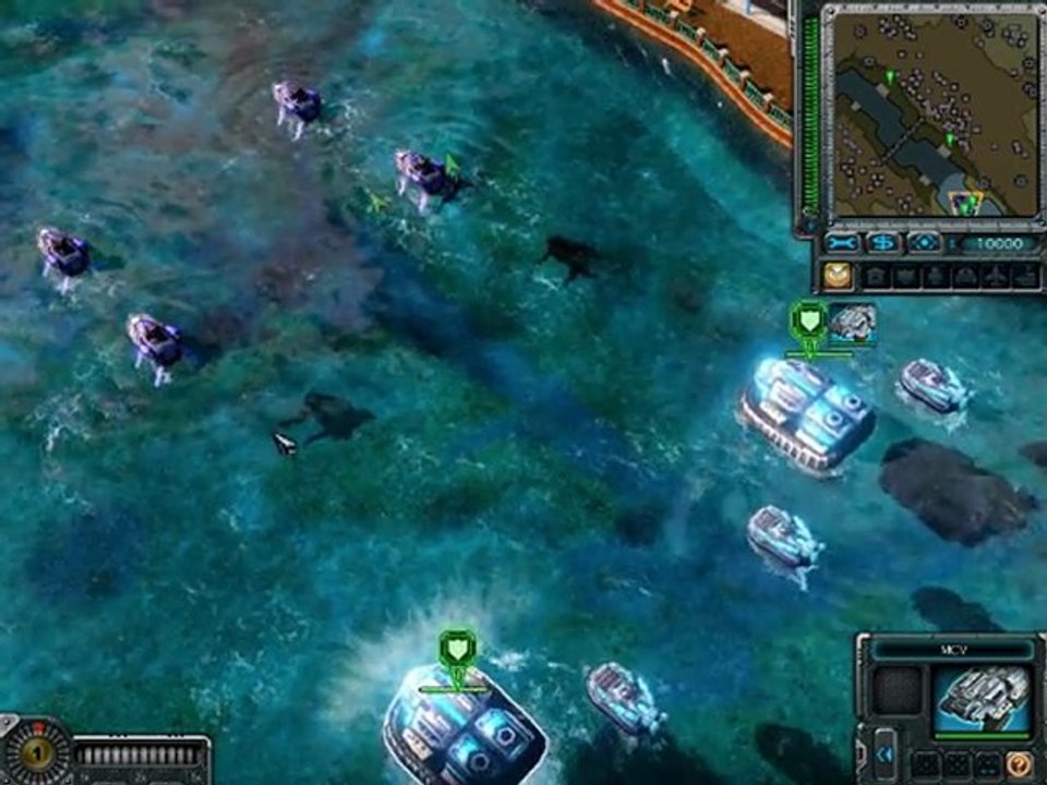 vidéo découverte command conquer red alert 3 demo