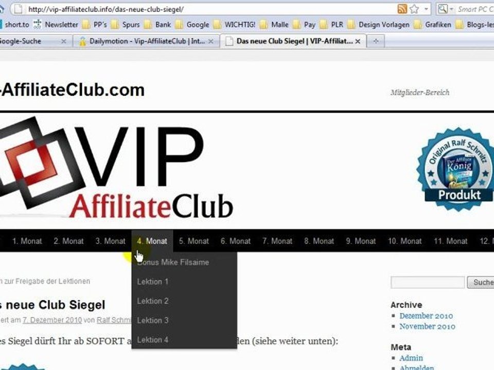 Der VIP Affilateclub