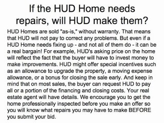 Tucson HUD Homes Buying Guide