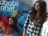 Very Hot Monica Dongra Sings At 'Dhobi Ghat' Press Meet