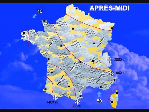 Météo 27 mars 2011: Temps orageux