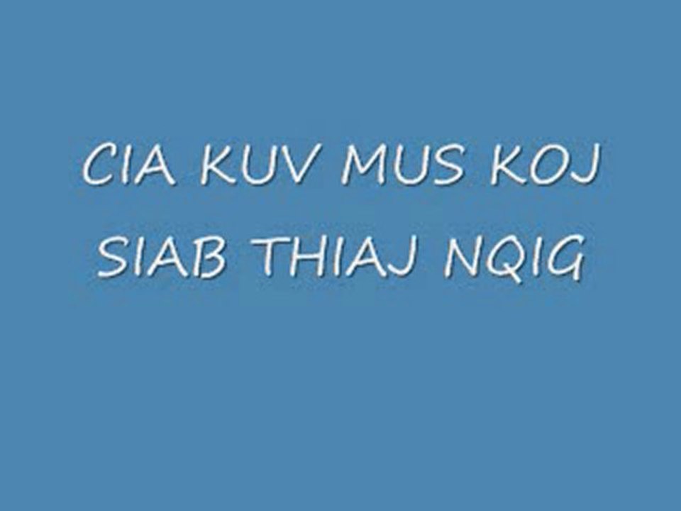 hmong song