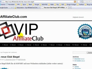 Arbeiten von zuhause mit dem VIP Affiliate Club