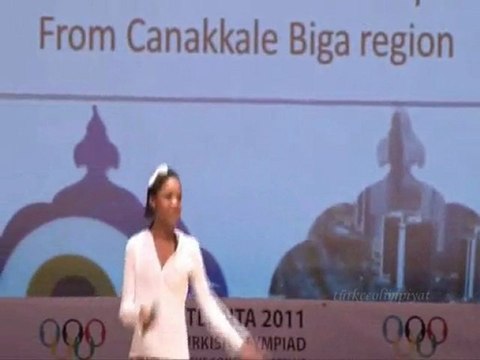 9.Türkçe Olimpiyatı ABD Mendilimde gül oya