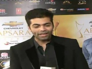 Karan Johar  At Apsara Awards 2011