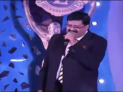 Priynka's Father Sings At 17th Lions Club Gold Awards 2011