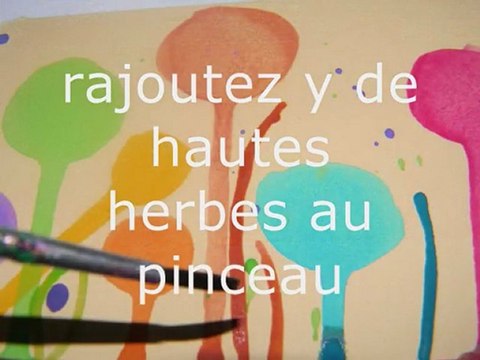 atelier d'activité peinture pour les enfants à partir de 2/3 ans