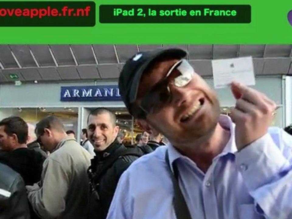 WLA, Reportage sur la sortie française de l'iPad 2