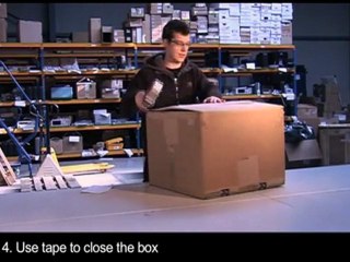 Packing a Box when Returning Rental Test Equipment | Electrorent Europe