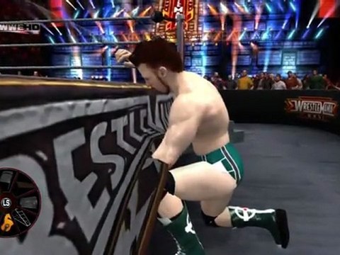 WWE SmackDown vs Raw 2011- Sheamus vs The Miz Extreme Rules Match