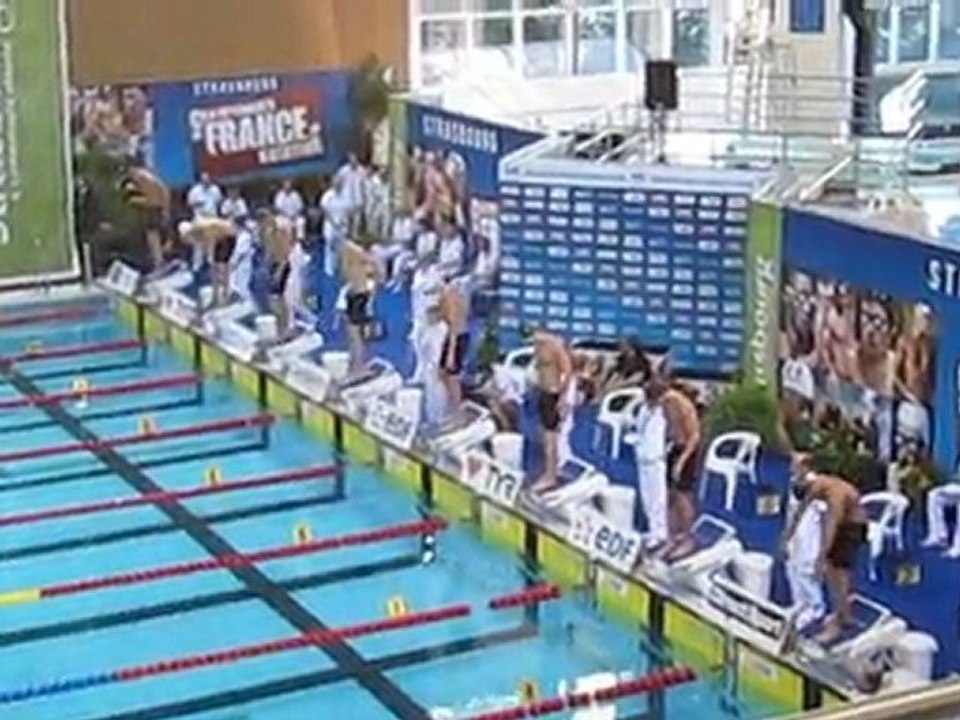 Championnat de France de Natation 2011 à Strasbourg - 100 m Nage libre Monsieur finale A