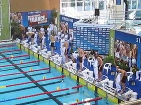 Championnat de France de Natation 2011 à Strasbourg - 100 m Nage libre Monsieur finale A