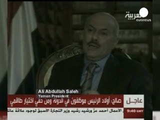 Yemen, Saleh in tv: "Pronto a lasciare ma non oggi"