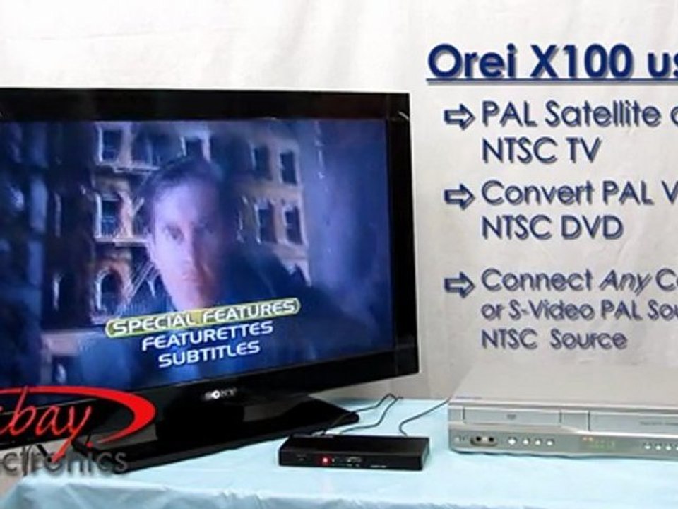 Orei X100 PAL NTSC Video Signal Converter Multisystem ...