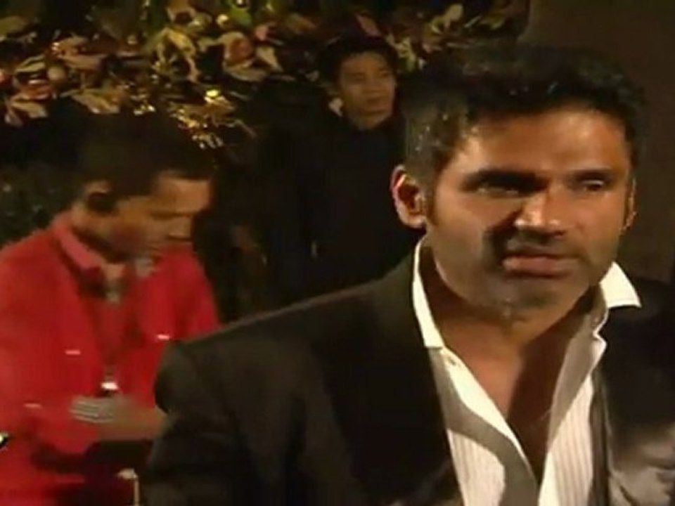 Suniel Shetty At Wedding Reception Of Imraan Khan