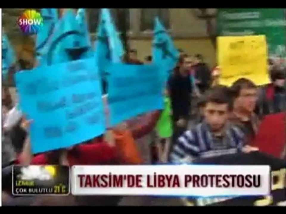 İstanbul Kolektifin Libya eylemi NTV ve SHOW TV'de