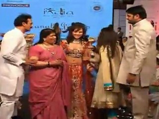 Bollywood Hotty Nisha Kothari At Neeta Lulla's Fashion Show