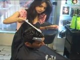 Zaheer Khan With Sexy Babe at Kromakay Salon For New Hair Makeover