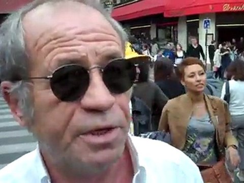 Manifestation de soutien à l'Elysee Montmartre à Paris